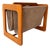 Danish Teak Magazine Holder attributed to Aksel Kjersgaard for Salin Mobler, 1960s For Sale
