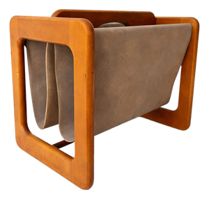 Danish Teak Magazine Holder attributed to Aksel Kjersgaard for Salin Mobler, 1960s