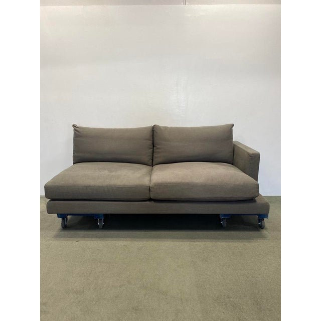 Custom Upholstered Flexform Long Island Sectional, Right-Arm Facing. Sectional 1 of 2 (pictures 1-4) dimensions are 84"W X...