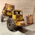 For your consideration, a vintage pressed-steel articulated rock hauler / earthmover toy. Produced by Nylint in the early...