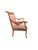 Traditional 19th Century Neoclassical Empire Revival Rolled Crest Settee in Mauve Silk For Sale - Image 3 of 18