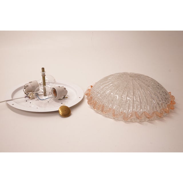 Murano Ceiling or Wall Lamp, 1960s, in Very Good conditions. Designed 1960 to 1969 Up to 250V (Europe/UK Standard).The...