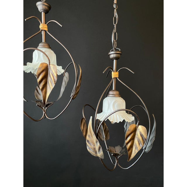 Vintage Chandeliers, 1960s, Set of 2 For Sale - Image 4 of 13