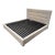 King Size Restoration Hardware Modena Tufted Platform Bed Frame For Sale