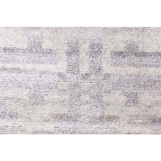 Contemporary Terra Runner – Modern Undyed Wool Rug by Doris Leslie Blau Size: 5'6" × 17'0" (167 × 518 cm) Crafted with...