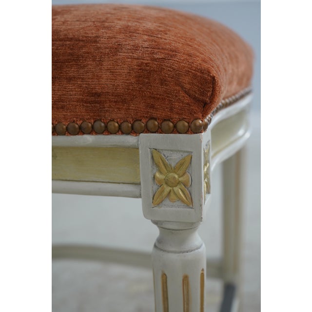 Set of 4 Frontgate French Louis XVI Style Bar Stools For Sale - Image 14 of 18