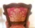 1940s Pair of Italian Upholstered Crest Back Walnut Armchairs For Sale - Image 9 of 12