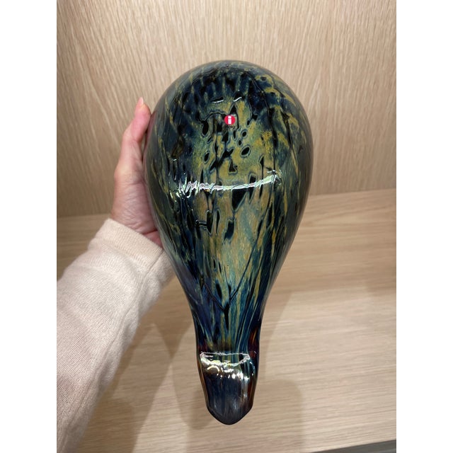 Late 20th Century Oiva Toikka Art Glass Bird Capercaillie Male Wood Grouse, Signed O. Toikka Nuutajärvi For Sale - Image 9 of 9