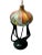 1990s Handblown Polish Glass Art Sculpture Oil Lamps Decorative Multi-Colored by M.Rynkiewicz For Sale - Image 9 of 12