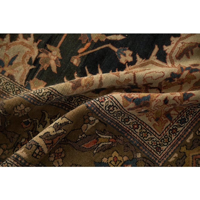 Antique Fine Malayer Carpet - 7'5" X 9'9" For Sale - Image 12 of 14