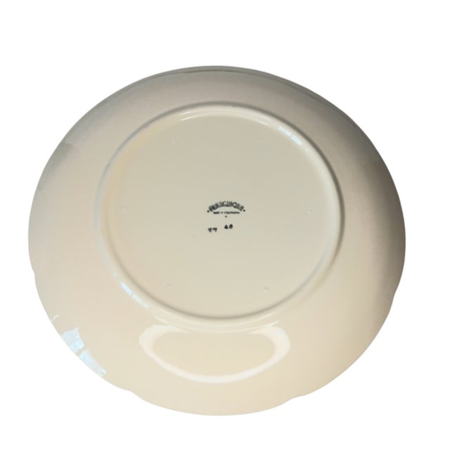 Franciscan Poppy Chop Plate Serving Platter Yellow & Purple Flowers 12" Round Approximately 12" in diameter and .75" high...