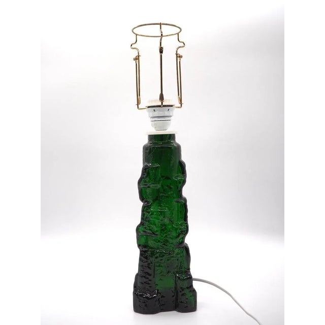 Glass Table Lamp by P. Kedelv for Reijmyre, 1960s For Sale - Image 10 of 15