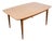 Mid Century Modern Dining Table Walnut Extension X2 Leafs Vintage Denmark MCM For Sale
