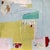 Abstract Christiane Corcelle "Blond, Blanc, Bleu" Mixed Media on Board, Framed Abstract Collage Painting in Yellow and Pale Blue, 2022 For Sale - Image 3 of 6