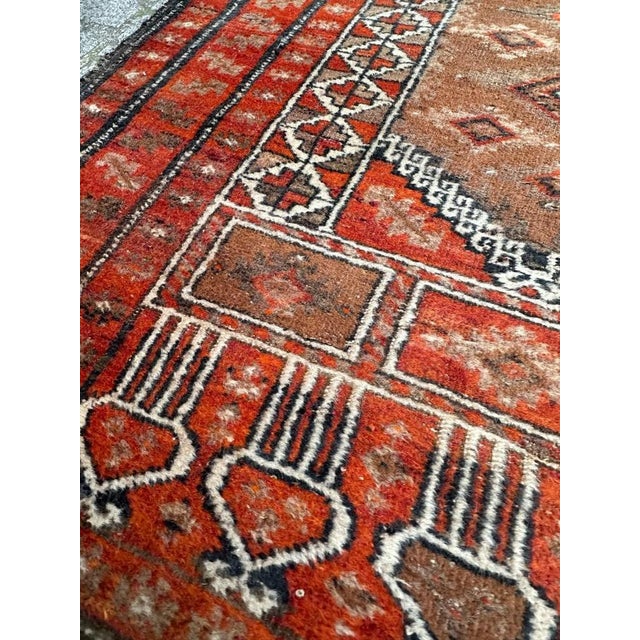 Turkmen Baluch Rug, 1950s For Sale - Image 17 of 18