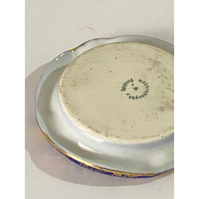 Hand-Painted Porcelain Ashtray, Early 20th Century For Sale - Image 3 of 8