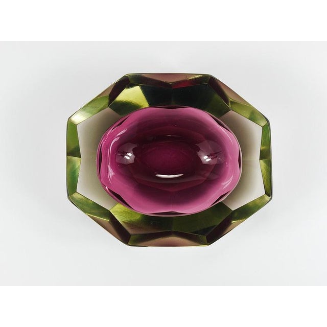Caviar Murano Glass Diamond Bowl from Seguso, 1960s For Sale - Image 15 of 16
