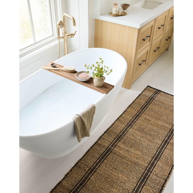 Angela Rose x Loloi Colton Natural / Black 4'-0" x 6'-0" Accent Rug For Sale - Image 10 of 10