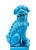 Vintage Chinese Turquoise Blue Glazed Foo Dog – Guardian Lion – Hollywood Regency / Chinoiserie For Sale - Image 9 of 11