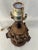 Frederick Cooper Vintage Triple Face Frederick Cooper Bronze Foo Dog Table Lamp For Sale - Image 4 of 8