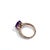 Bochic "Capri" Vintage Square Cut Amethyst & Topaz Ring Set In 18K Gold & Silver For Sale - Image 18 of 18