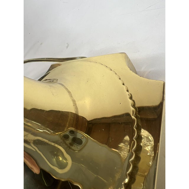 Late 20th Century Table Lamp Traditional Neoclassical Brass and Hand Cut-Glass Vantage For Sale - Image 11 of 13
