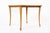 1940s 1940s Vintage Art Deco Swedish Square Beech Scalloped Table For Sale - Image 5 of 10