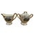Vintage Homer Laughlin Eggshell Georgian Tea Set, 22-Karat Gold Gilt For Sale In Los Angeles - Image 6 of 13