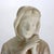 Antique Alabaster Sculpture Of A Young Woman With Marble Base, Artist Signed, c1890 Measures - 24 3/8" x 7 1/2" x 7 1/2"
