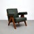 053 Capitol Complex Armchair in Teak and Green Leather by Pierre Jeanneret for Cassina For Sale - Image 3 of 16