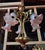 Metal Art Nouveau Nancy School Bronze Chandelier with Five Lights, 1900s For Sale - Image 7 of 8