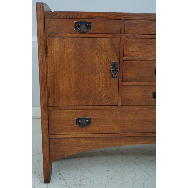 1990s Stickley Mission Oak L & Jg Design Sideboard For Sale - Image 5 of 12