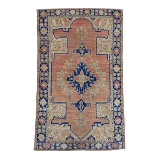 Turkish Vintage Rug 4'1" x 6'8" #17117 For Sale