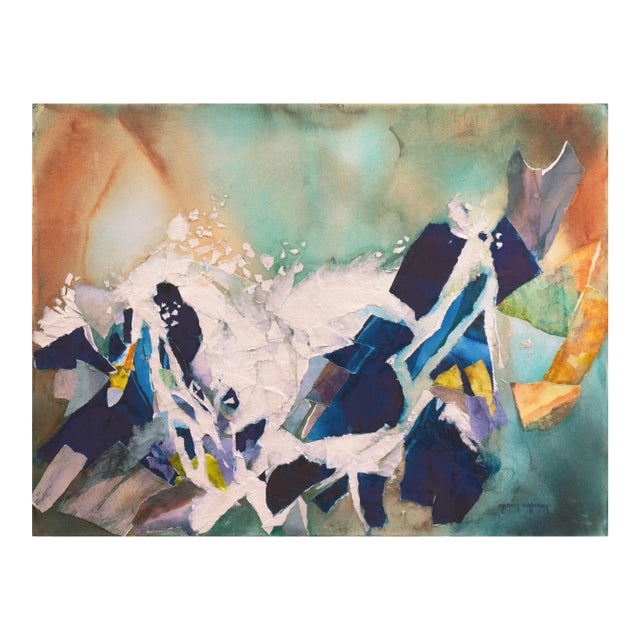 'Breaking Waves' by Michael Schlicting, National Watercolor Society, American Watercolor Society For Sale