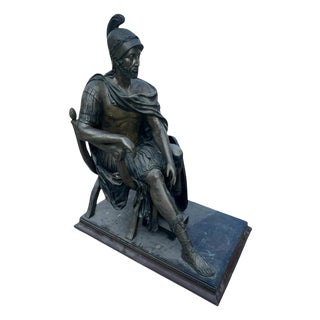 Bronze Roman Sculpture, 1950s For Sale