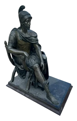 Bronze Roman Sculpture, 1950s