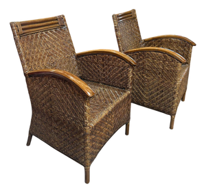Vintage Colonial Chairs, 1980s, Set of 2