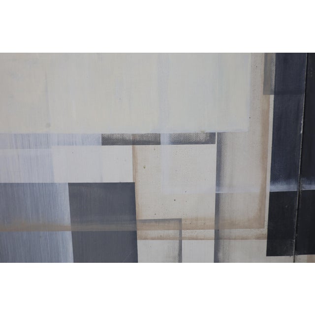 Large Painting by Sean Scherer, "Ruhlman", Dtd. 1999, 84" X 72" Diptych For Sale - Image 10 of 12
