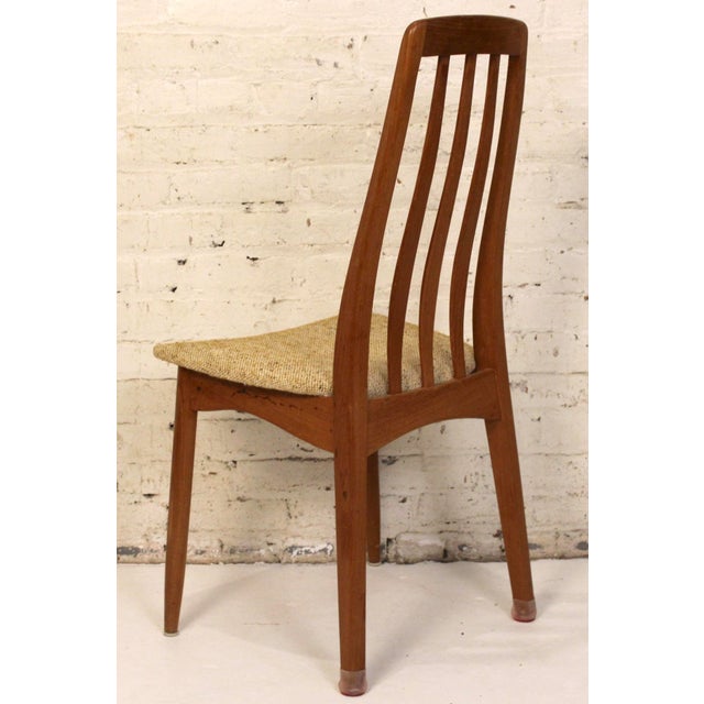 Brown Mid 20th Century Set of Four Teak and Tweed Dining Chairs by Sun Furniture For Sale - Image 8 of 17
