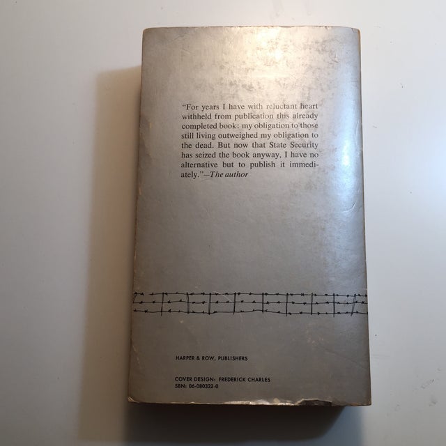 1974 The Gulag Archipelago Book by Aleksandr I. Solzhenitsyn Chairish