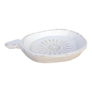 Abhir White Floral Food Bowl For Sale