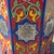 Red Moroccan Hand-Painted Accent Table For Sale - Image 4 of 6