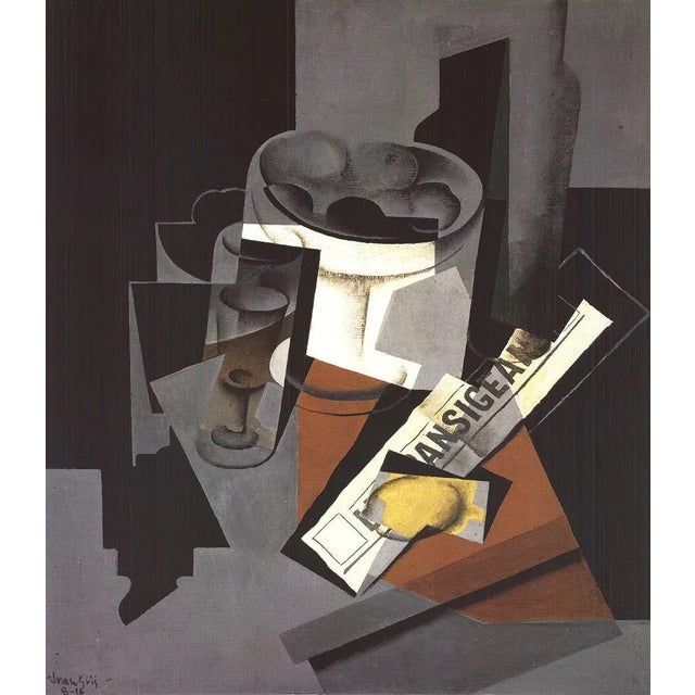 Artist: Juan Gris Title: Still Life with Newspaper Year: 1993 Signed: No Medium: Offset Lithograph Paper Size: 31.5 x...