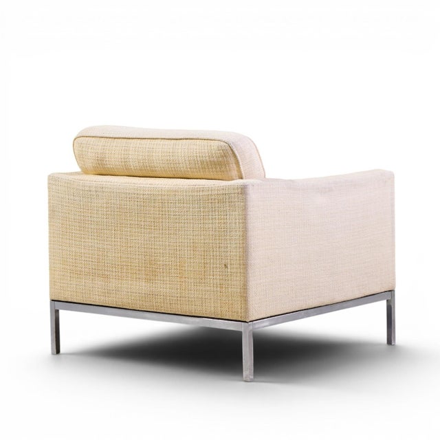 Florence Knoll Mid Century Relaxed Cube Club Lounge Chairs - Pair For Sale - Image 10 of 13