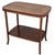 Victorian Early 20th Century Art Nouveau Bent Oak Side Table by Mundus Thonet For Sale - Image 3 of 9
