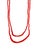 Orange Multi-Strand Necklace With 14k Gold Clasp and Honey Amber Gemstone For Sale - Image 8 of 14