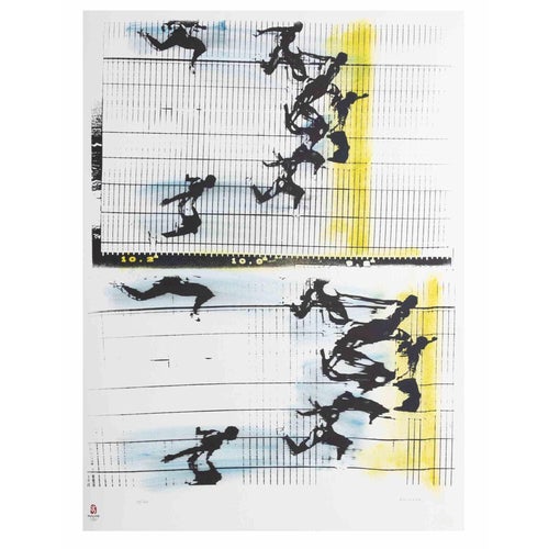 Sergio Barletta, Fotofinish Edition of 260, 2008, Lithograph For Sale