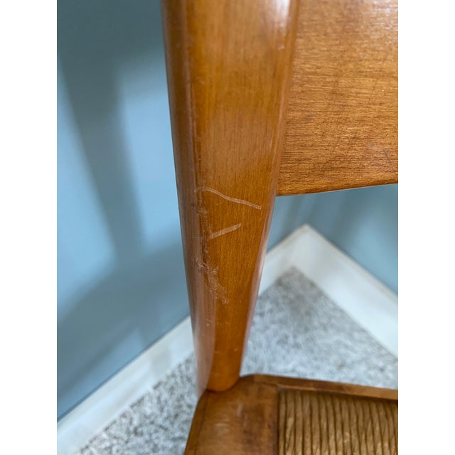 Mid 19th Century Hitchcock-Style Side Chair Rush Seat Boling Chair Company For Sale - Image 11 of 11