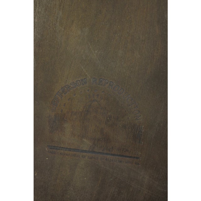 Biggs Thomas Jefferson Ball & Claw Mahogany Table For Sale - Image 13 of 13