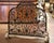 Metal Mid-Century French Louis XV Style Wrought Iron Fireplace Screen For Sale - Image 7 of 9